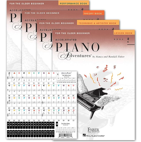 Faber Accelerated Piano Adventures Level 2 Learning Set